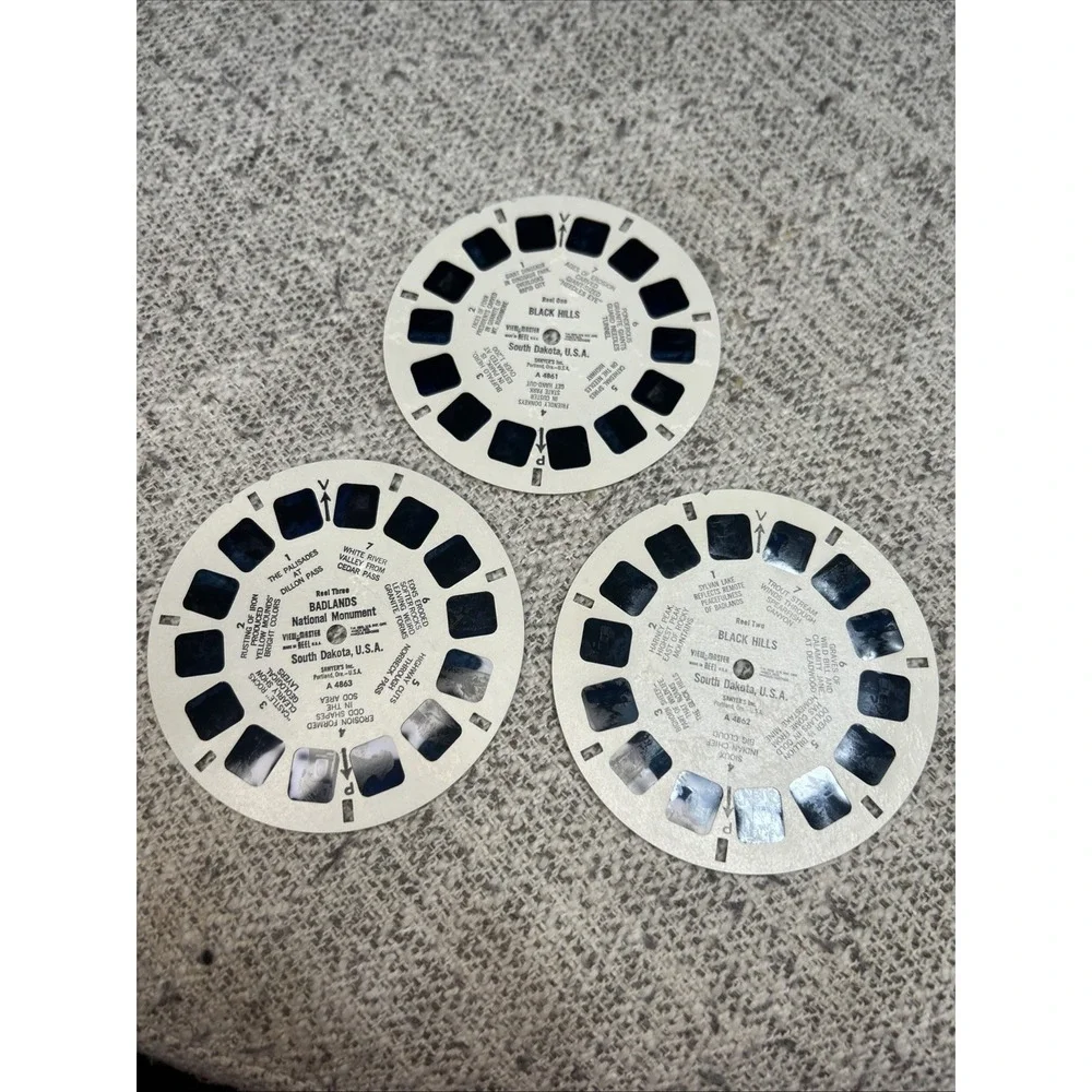 Sawyer's View Master Reel #A 486 Black Hills Badlands South Dakota circa 1970s